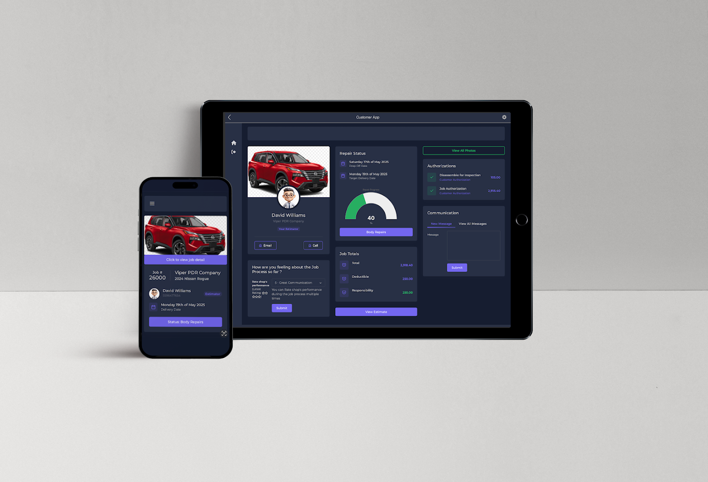 Mobile App Interface